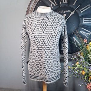 Skin XS S Super Soft Baby Alpaca Wool Sweater Gray